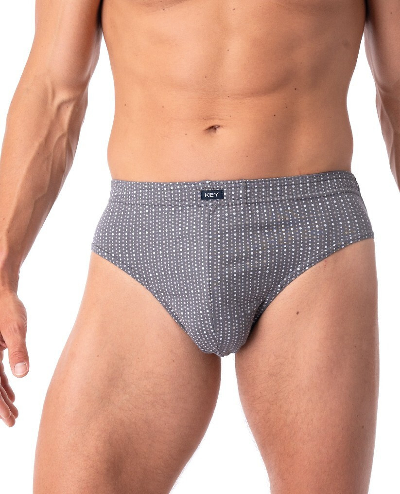 Pánske nohavičky Key MPC 944 A'2 M-2XL černošedá M