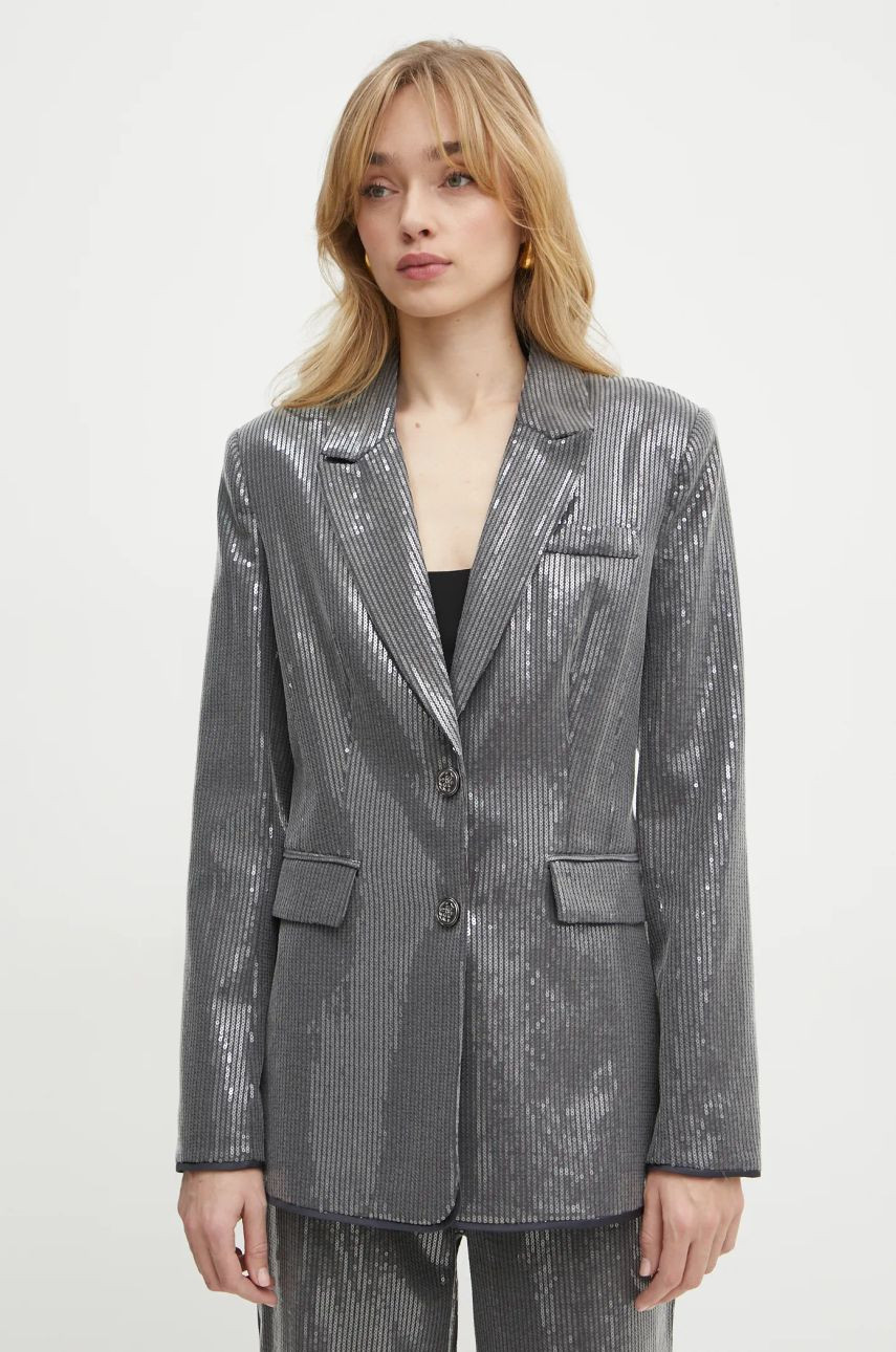 Sako Guess NEW DORIS šedá farba, jednoradové, vzorované, W5RN48 WGX40