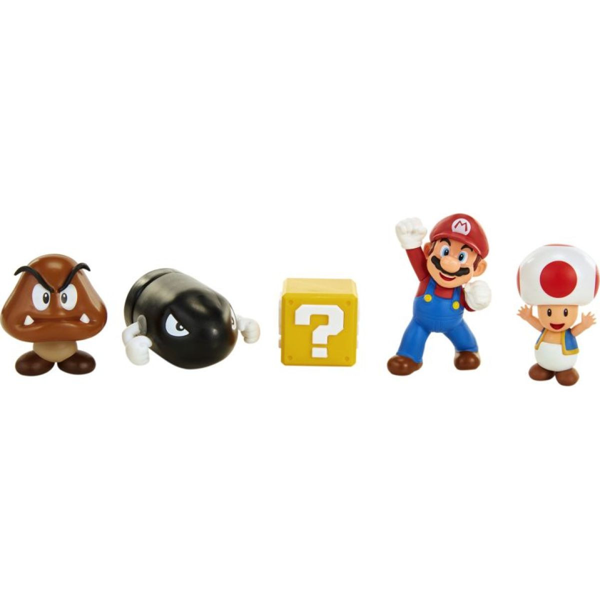 Jakks Sada 5 figúrok Super Mario 6 cm