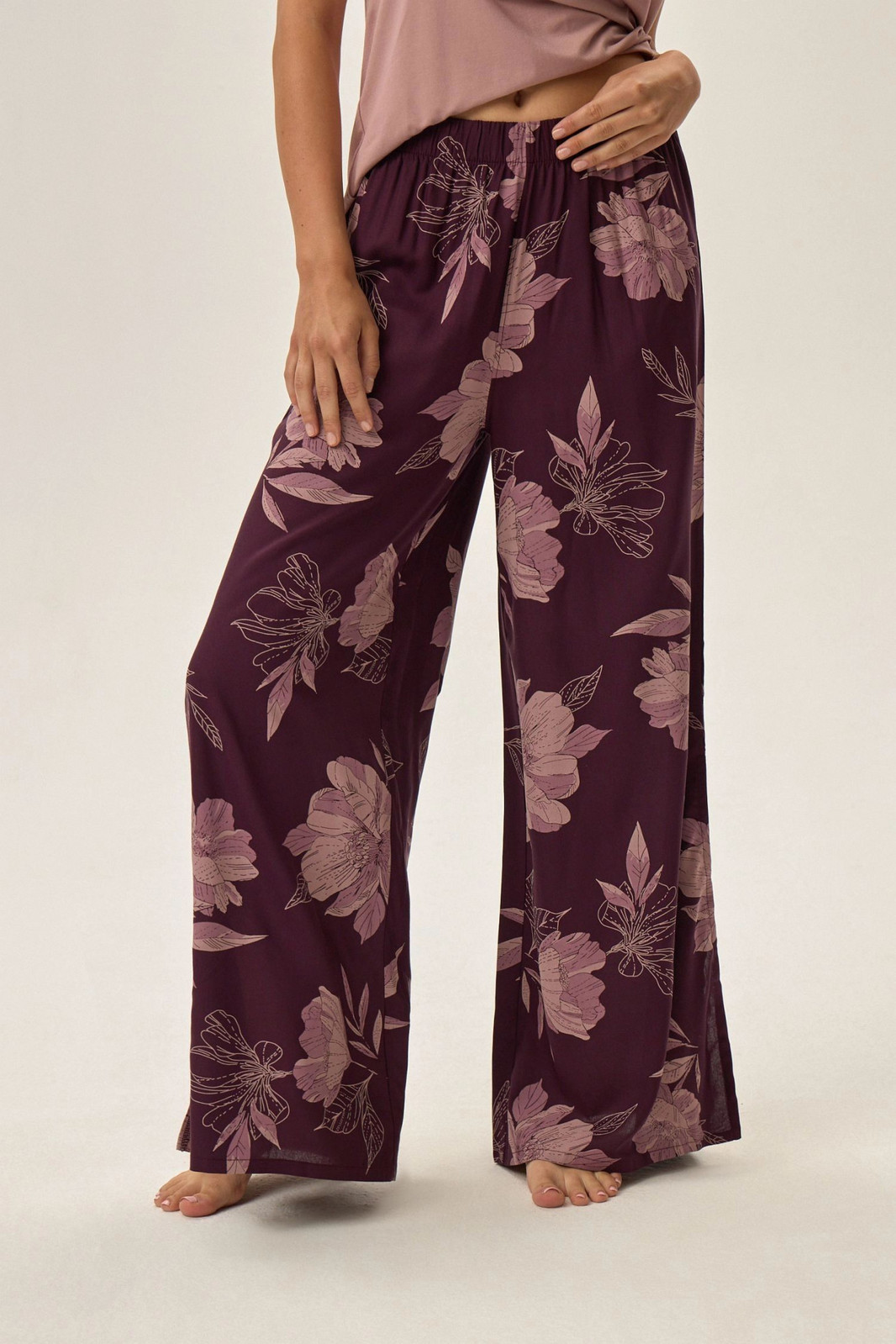 Dámske pyžamo 41873 Fleur violet - HENDERSON fialová L