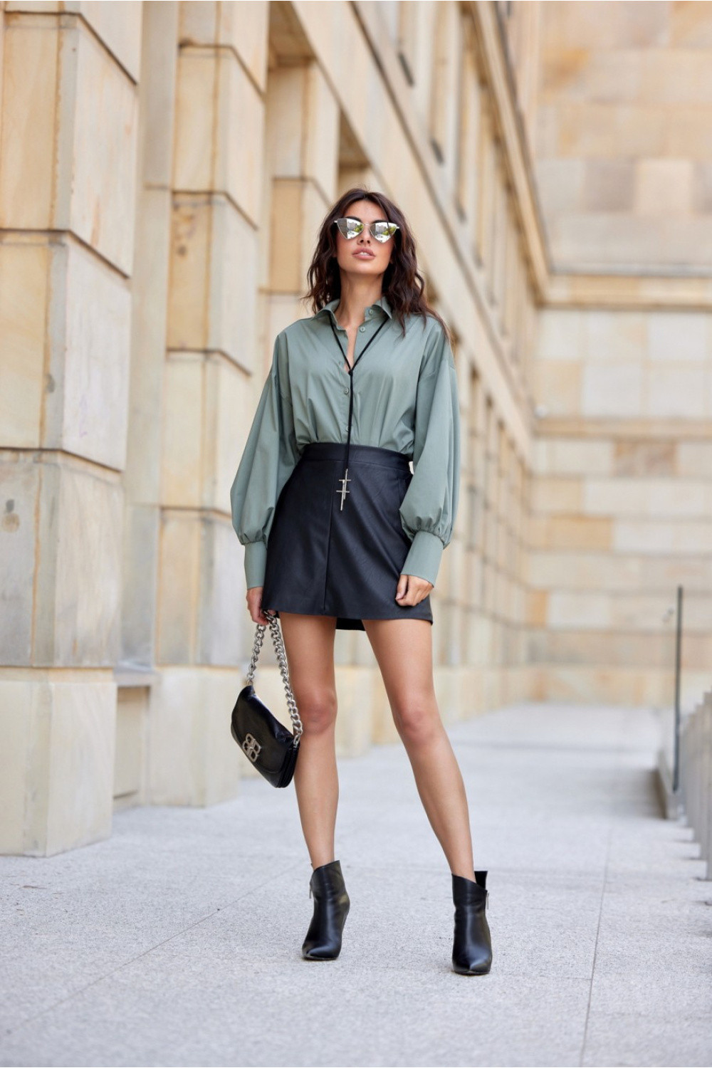 Košeľa s dlhým rukávom model 200162 Roco Fashion 36