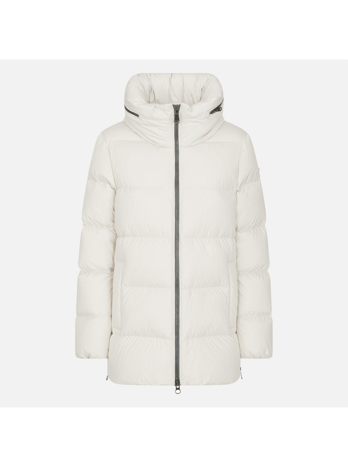 Krémová dámska páperová bunda Geox Camei