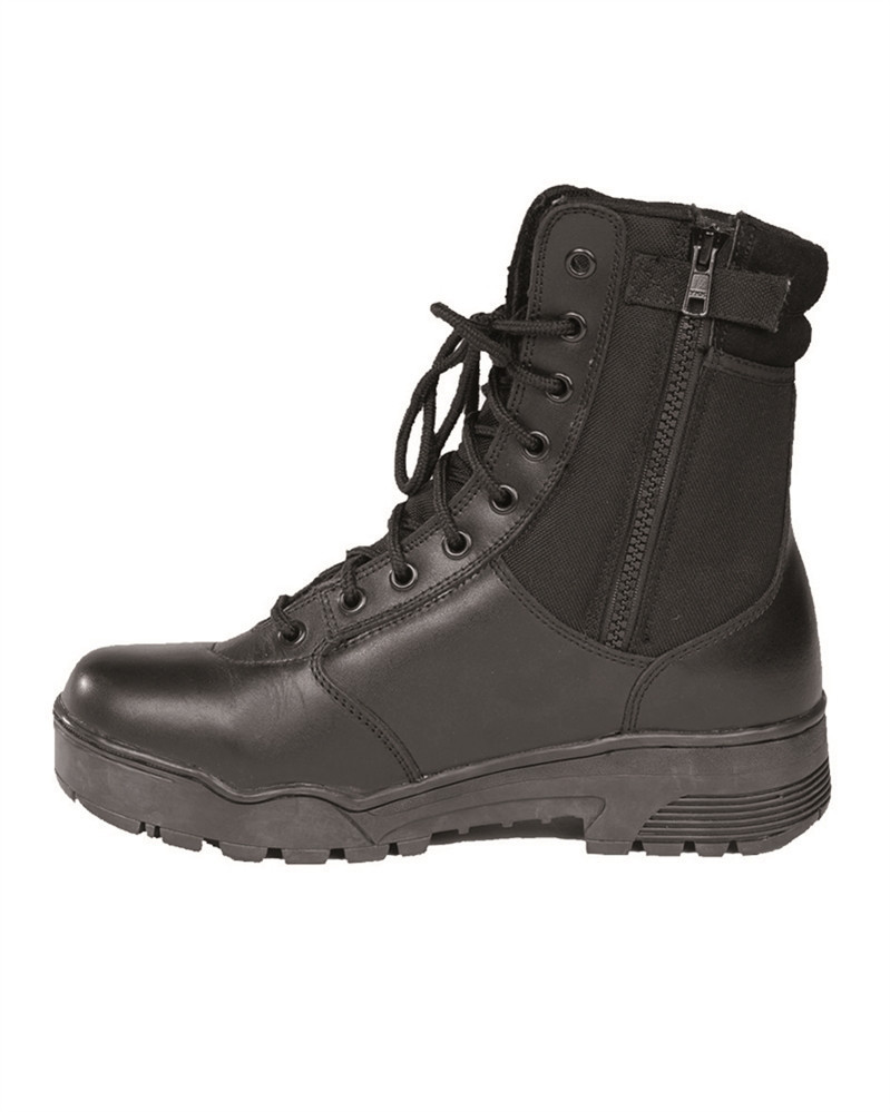 Taktické topánky kožené Cordura RV - čierne, 5