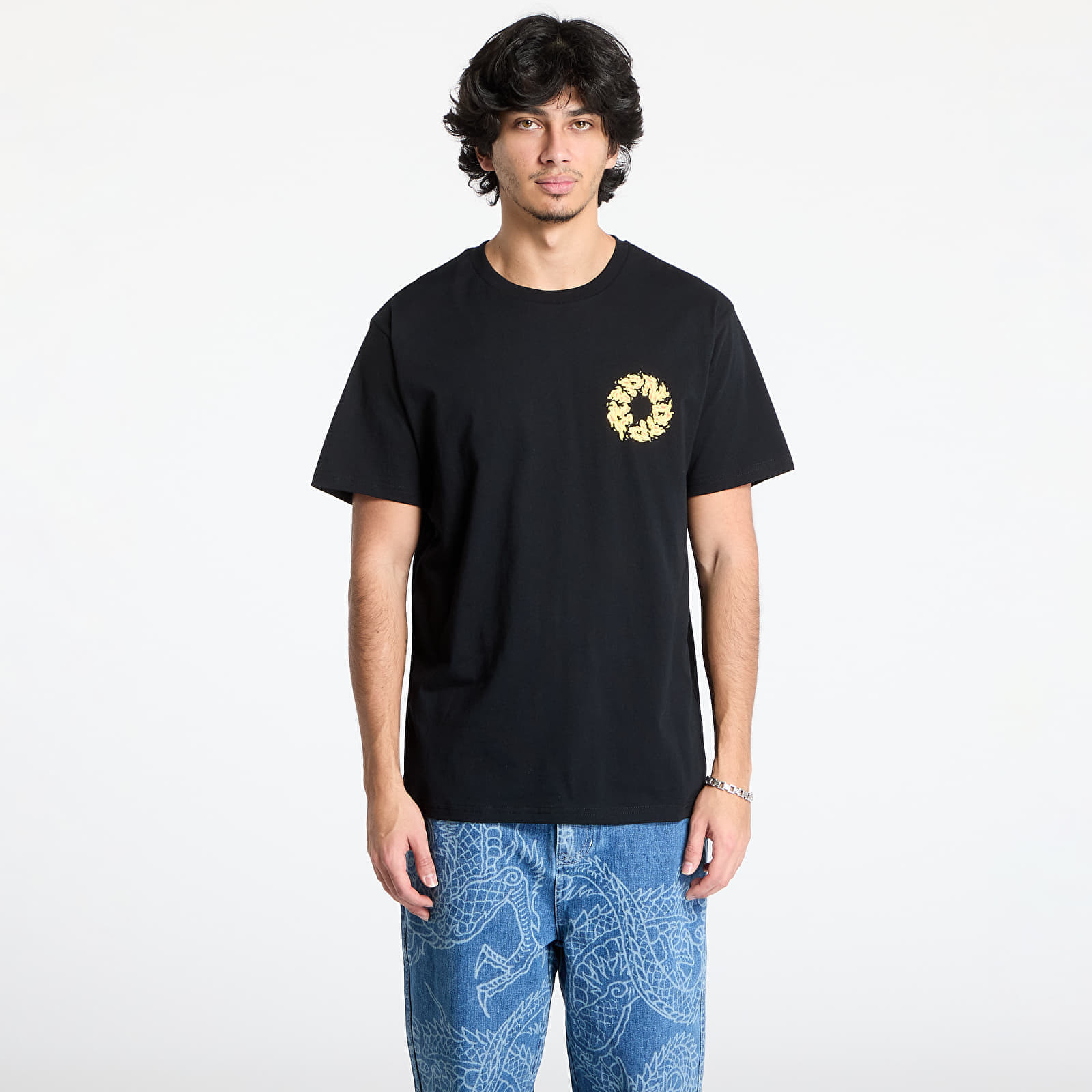 Tričko RIPNDIP Burn In Heck Tee Black S