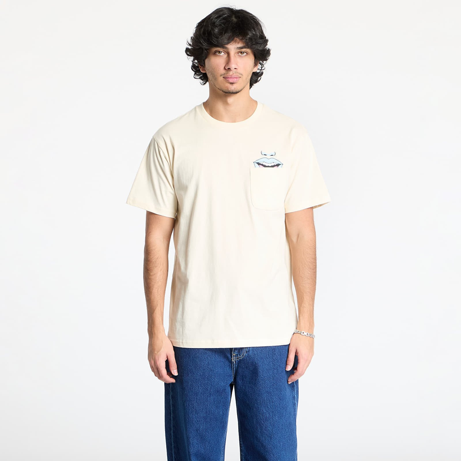 Tričko RIPNDIP Take Your Meds Pocket Tee Natural S