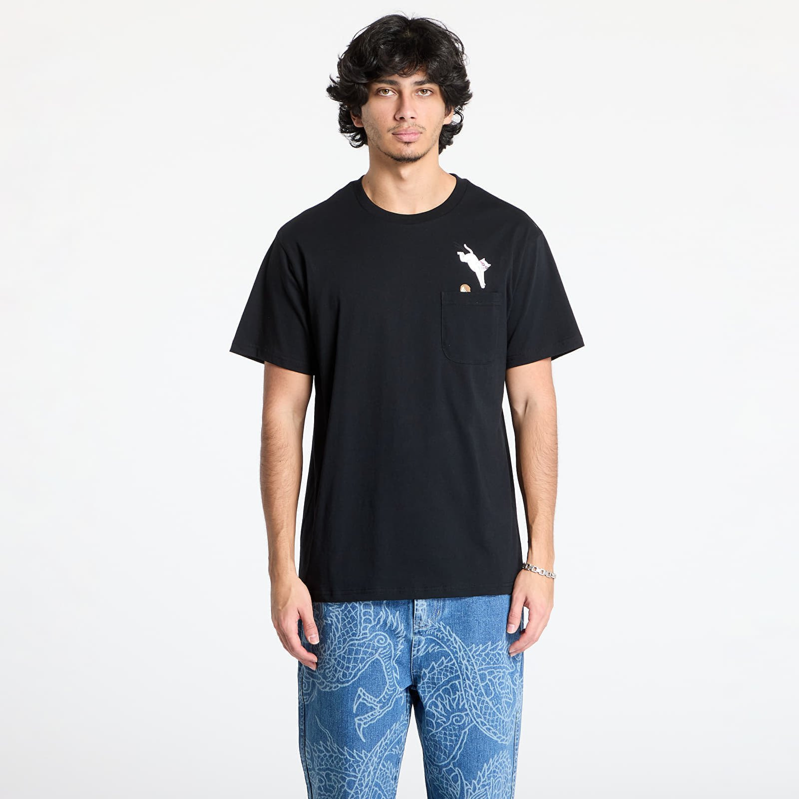 Tričko RIPNDIP Jumpin In Pocket Tee Black XL