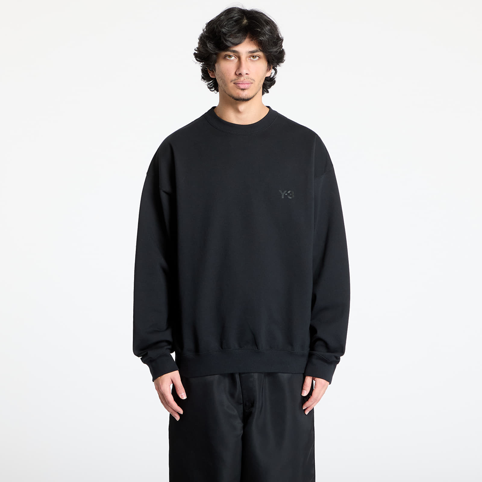 Mikina Y-3 French Terry Crew Sweatshirt UNISEX Black S