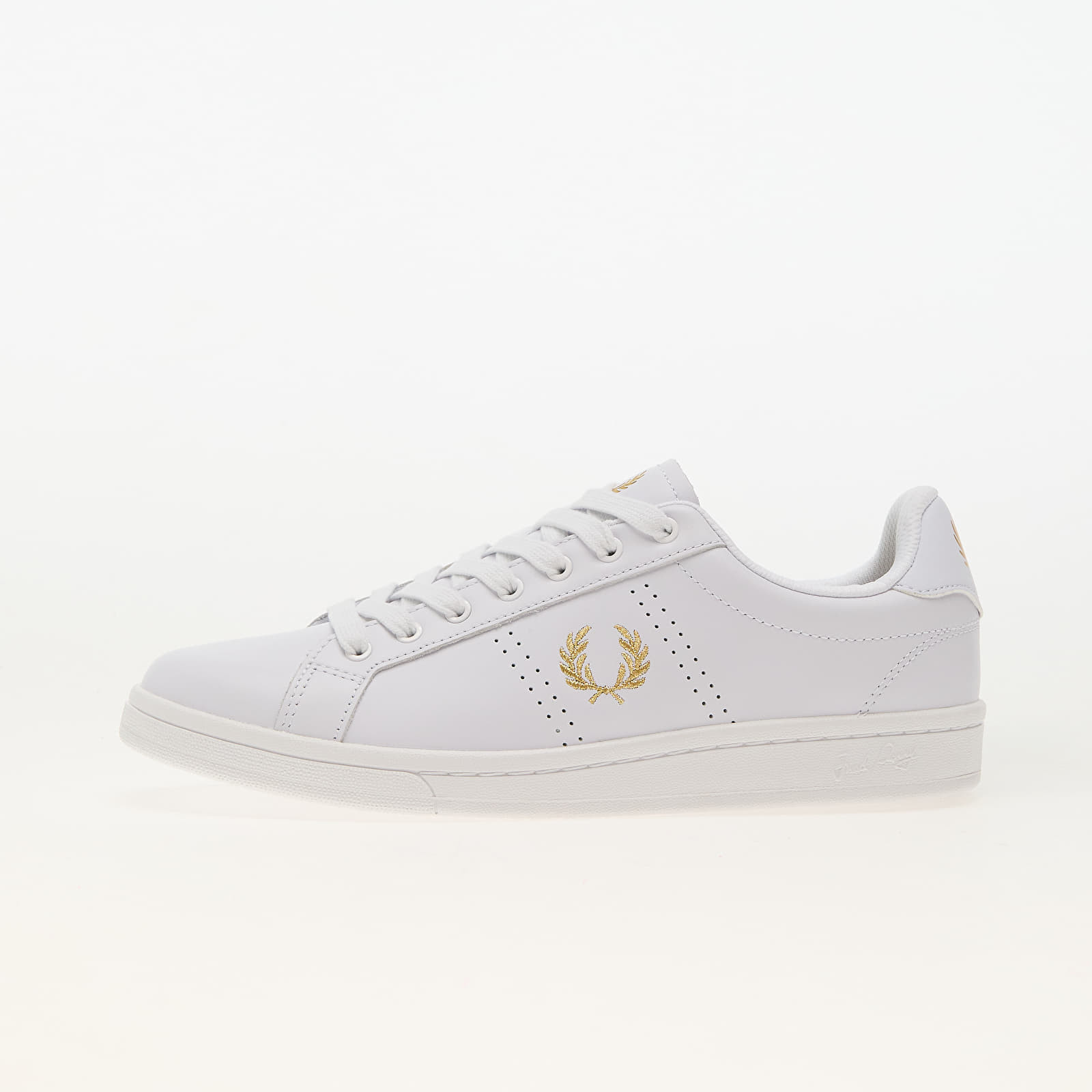 Tenisky FRED PERRY B721 Leather White/ Gold EUR 44