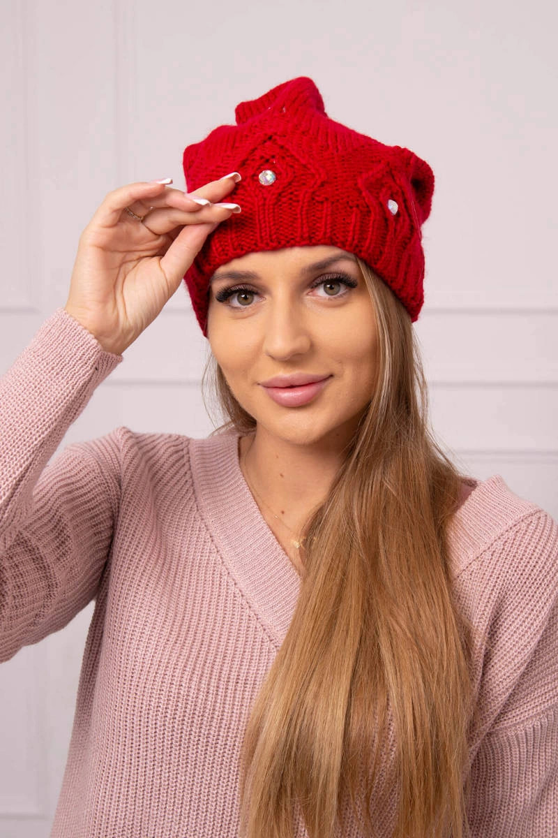 Dámska čiapka Ramona K383 červená UNI