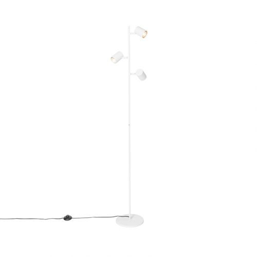 Moderne vloerlamp wit 3-lichts - Jeana