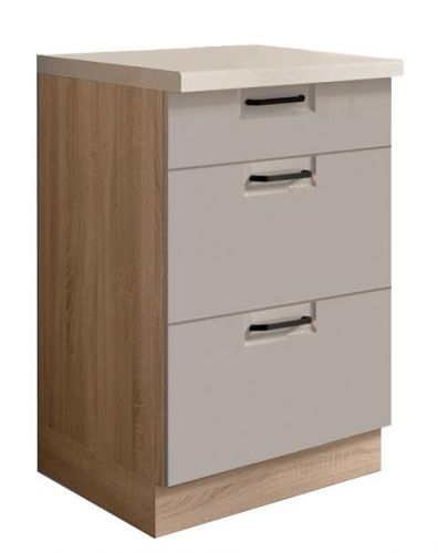 Skrinka do kuchyne Favorit 9D Sonoma/Latte