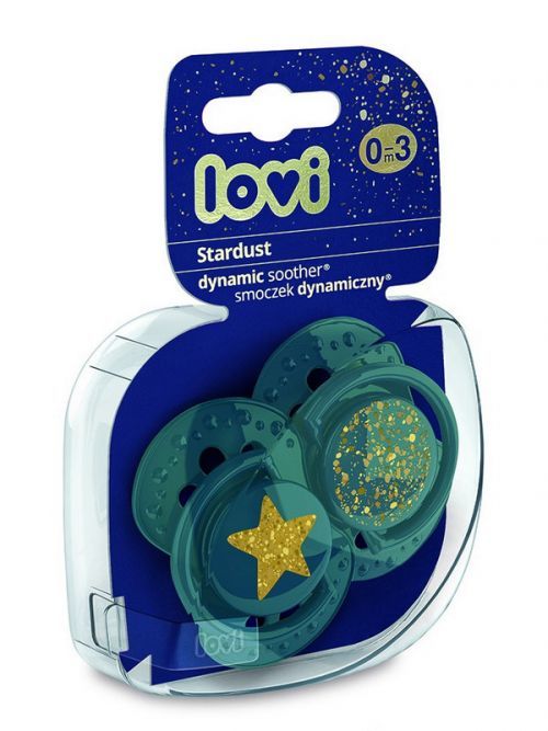 LOVI DYNAMICKY UTISUJUCI CUMLIK 0-3M 2KS STARDUST ZELENY