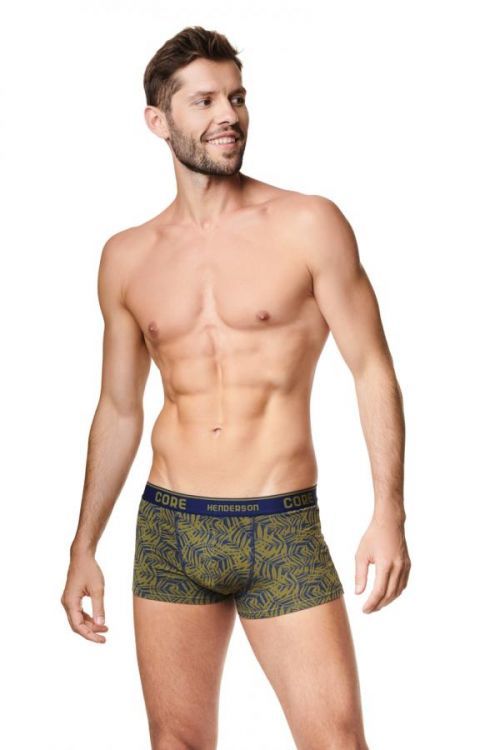 Pánske boxerky ANT 2PAK 39325 KHAKI-GRANAT L