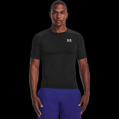 Under Armour Kompresné tričko HG Armour Comp SS Black  S