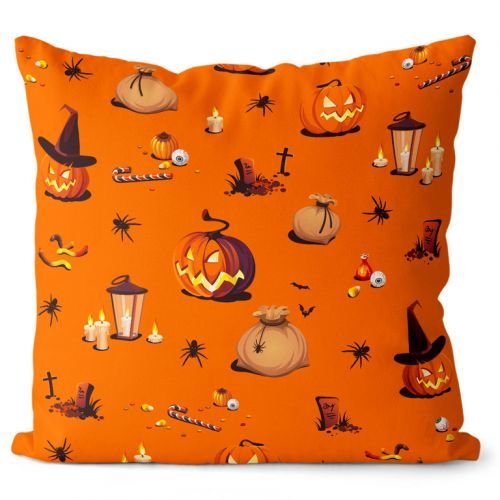 Vankúš Halloween vzor 1 (Velikost polštáře: 40 x 40 cm)