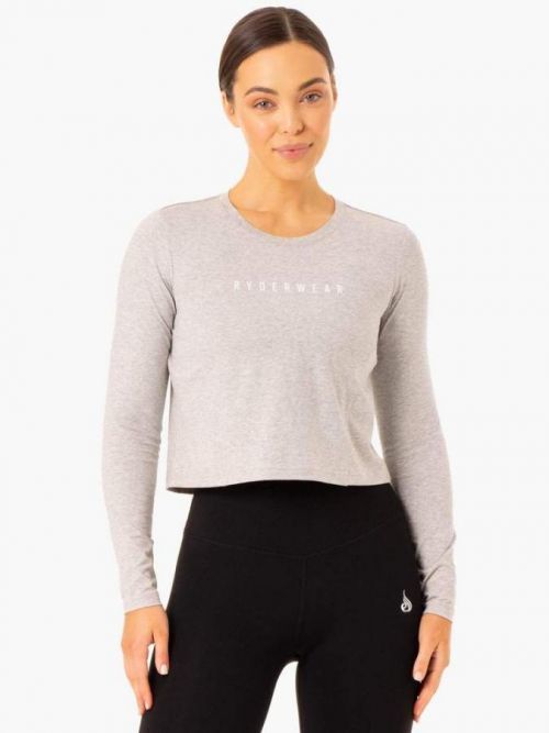 Ryderwear Dámske tričko Long Sleeve Top Foundation Grey  XS