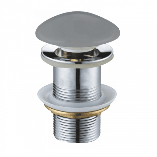 Výpusť pro umyvadla bez přepadu MEXEN LYDIA klik-klak světle šedá