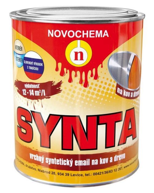 Email S 2013 SYNTA- Syntetická vrchná farba 0,75 kg 5300 - zelená stredná