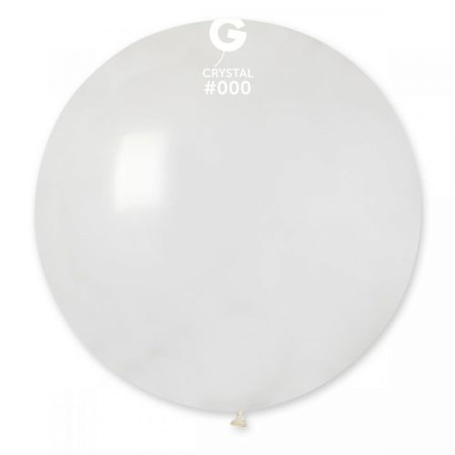 Gemar Guľatý pastelový balónik 80 cm transparentný