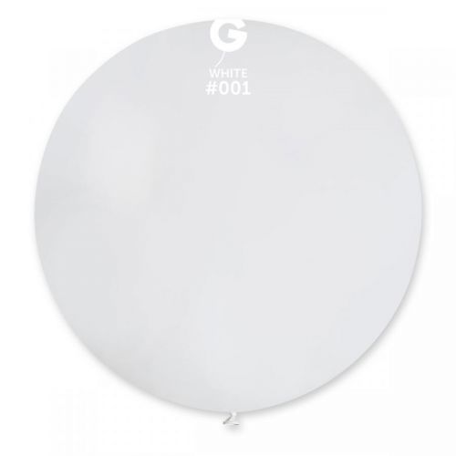Gemar Guľatý pastelový balónik 80 cm biely