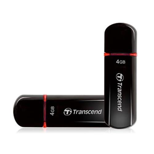 USB Kľúč 4GB Transcend JetFlash 600, High Speed, čierno-červený TS4GJF600