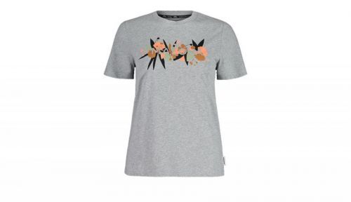 Maloja Grasnelke Grey Melange W T-shirt šedé 32401-1-7096
