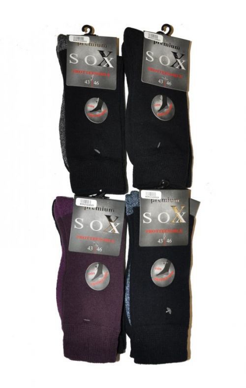 Pánske ponožky WIK 21220 Premium Sox Frotte czarne 43-46