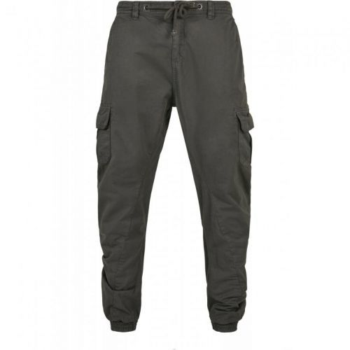 Nohavice Urban Classics Cargo Jogging - tmavo sivé, XL