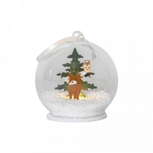 Vianočná závesná svetelná LED dekorácia Star Trading Christmas Forest