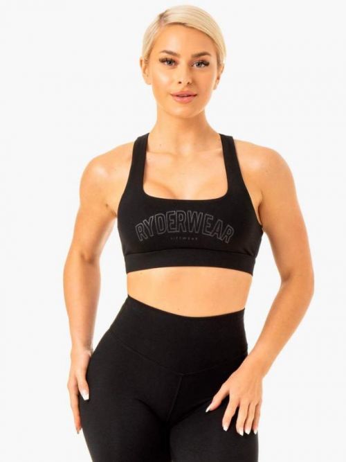 Ryderwear Športová podprsenka Knockout Racer Back Black  XS
