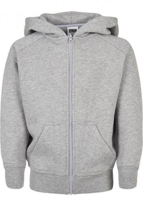 Urban Classics Boys Zip Hoody grey - 110/116