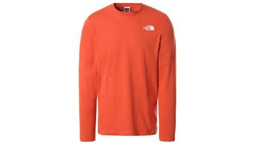 The North Face M L/S Red Box Tee červené NF0A493LEMJ