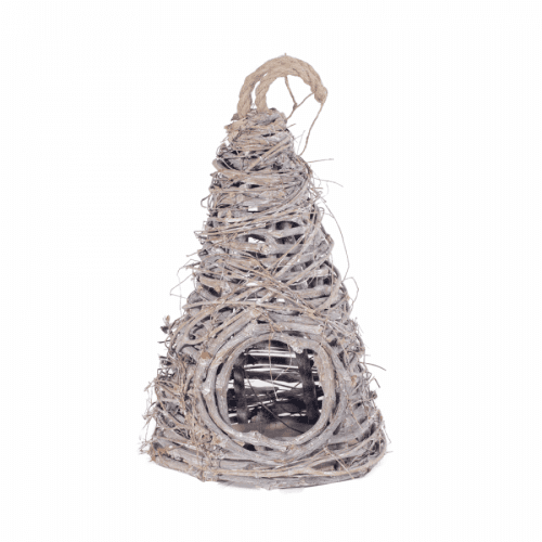 Ptačí budka, ratan, přírodní, BIRDO