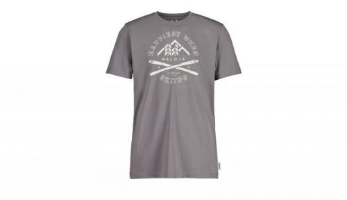 Maloja Graueule Stone T-shirt šedé 32504-1-0119