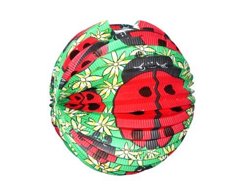 Lampión guľa Lienka 25cm