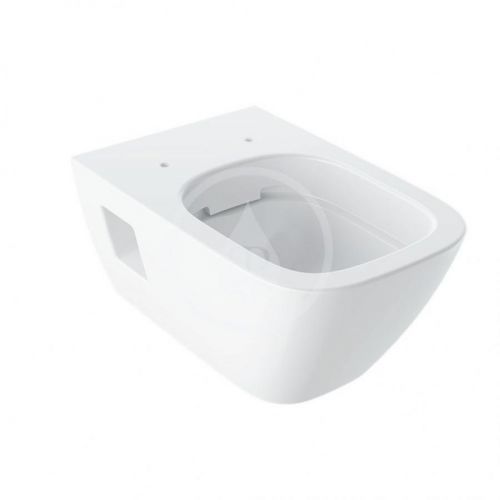 GEBERIT - Selnova Square Závesné WC, 540x350 mm, Rimfree, biela 501.546.01.1