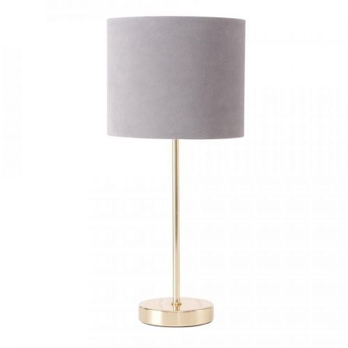 Stolní lampa Lorie šedá
