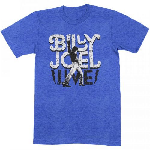 Billy Joel - Tričko Glass Houses Live - Muž, Unisex, Modrá, XXL