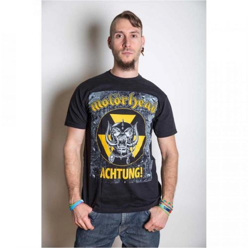 Motörhead - Tričko Achtung! - Muž, Unisex, Čierna, XXL