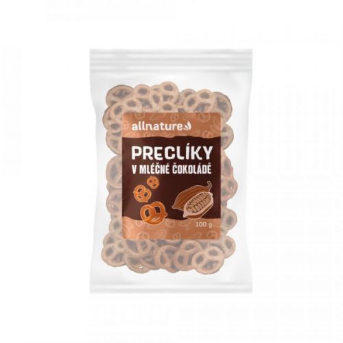 ALLNATURE Praclíky v mliečnej čokoláde 100 g
