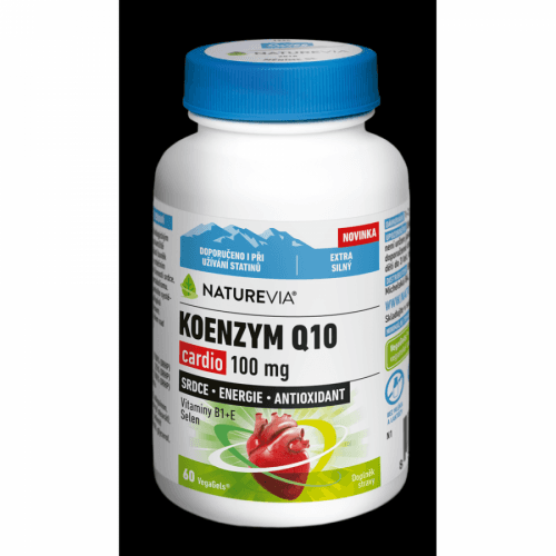 NATUREVIA Koenzým Q10 Cardio 100 mg 60 kapsúl