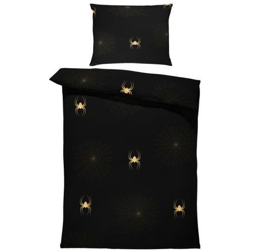 Obliečky Spiderweb Gold (Rozmer: 1x140/220 + 1x90/70)
