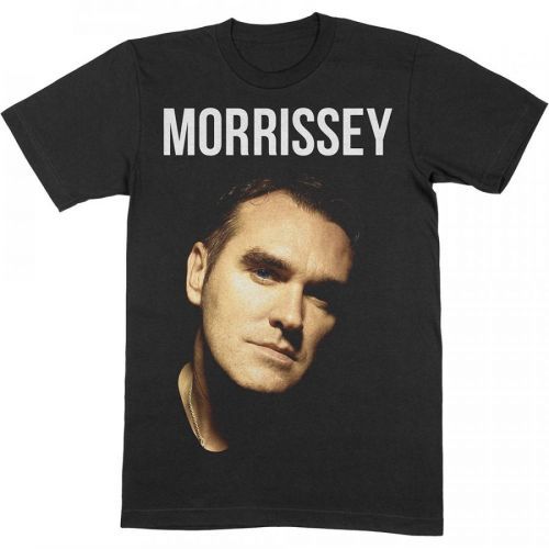 Morrissey - Tričko Face Photo - Muž, Unisex, Čierna, XXL