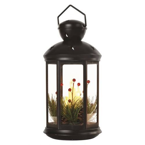 LED dekorace EMOS vánoční lucerna se svíčkami černá, 35,5 cm, 3x AAA, vnitřní, vintage (DCLV15) barva drátu: neuvádí se
barva světla: vintage
časovač: