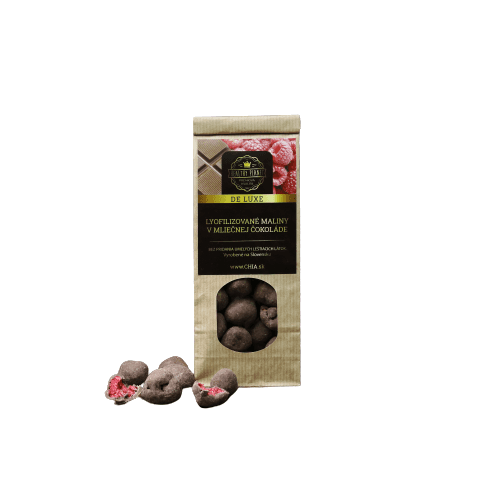 Healthy Planet Mrazom sušené maliny v mliečnej čokoláde 50 g