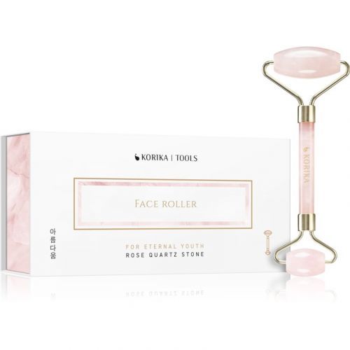 KORIKA Tools masážny valček na tvár a krk IV. Quartz Roller Pink