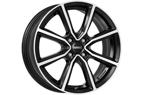 dezent tn dark 6,5x16 4x108 et32 cb65,1 leštěná čelní plocha / černý lak