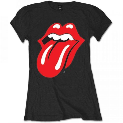 Rolling Stones - Tričko Classic Tongue - Žena, Čierna, L