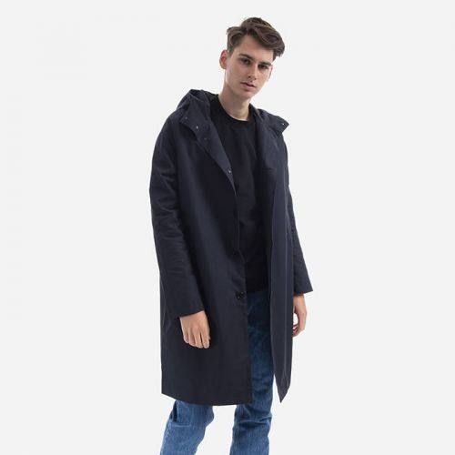 Wood Wood Tobias Twill Parka Coat 12135900-5269 NAVY