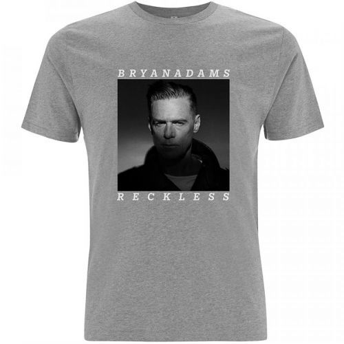 Bryan Adams - Tričko Reckless - Muž, Unisex, Šedá, L
